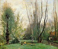 Morning in Beauvais, 1860, corot
