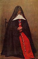The Mother Superior of the Convent of the Annonciades, 1855, corot