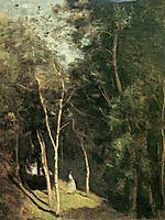 In a park, 1862, corot