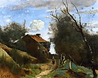 Path Towards a House in the Countryside, c.1864, corot