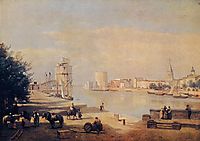 The Port of La Rochelle, 1851, corot