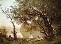 Recollections of Mortefontaine, c.1864, corot