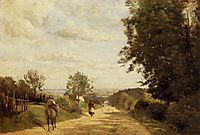 The Road to Sevres, c.1859, corot