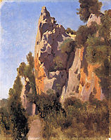 Rocks at Civita Castellana, 1827, corot