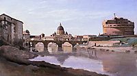Rome, Castle Sant Angelo, c.1827, corot