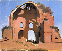 Temple of Minerva Medica, 1826, corot