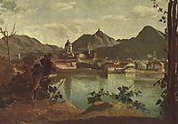 Town and Lake Como, 1834, corot