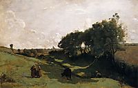 Valley, 1855-60, corot