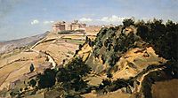 Volterra, the Citadel, 1834, corot