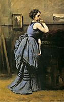 Woman in Blue, 1874, corot