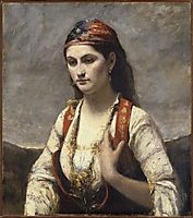 The Young Woman of Albano, c.1872, corot