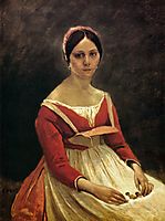 Young woman Mrs. Legois, 1838, corot