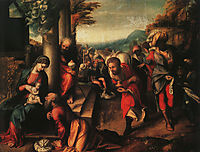 The Adoration of the Magi, 1518, correggio