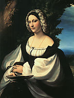 Portrait of a Gentlewoman, 1519, correggio