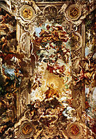 Allegory of Divine Providence and Barberini Power, 1639, cortona
