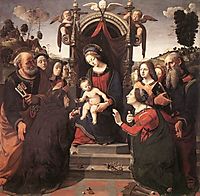 Mystical Marriage of St. Catherine of Alexandria, 1493, cosimo