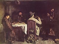 After Dinner at Ornans, 1849, courbet