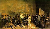 The Artist-s Studio, 1855, courbet