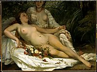 The Bathers, 1858, courbet