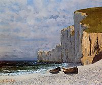 A Bay with Cliffs, 1869, courbet