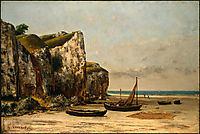 Beach in Normandie, 1872-1875, courbet