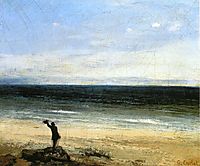 The Beach at Palavas, 1854, courbet