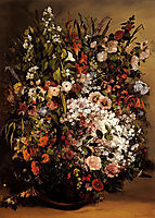Bouquet of Flowers in a Vase, 1862, courbet