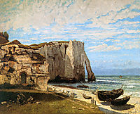The Cliffs at Etretat, 1869, courbet