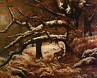 Deer Shelter, 1868, courbet