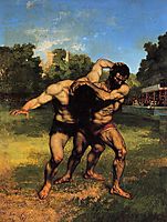The fighters, 1853, courbet