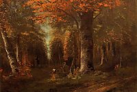 The Forest in Autumn, 1841, courbet