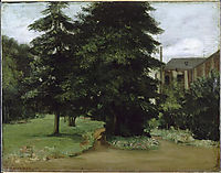 The Garden of the Loos les Lille Abbacy, 1851, courbet