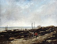 Going Fishing, 1865, courbet