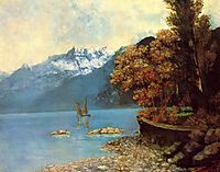 Lake Leman, 1874, courbet