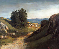Landscape at Gruyere, 1874, courbet