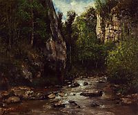 Landscape near Puit Noir, near Ornans, 1872, courbet