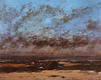 Low Tide , 1865, courbet