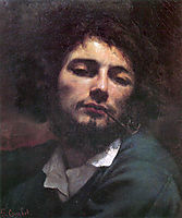The man with the pipe, portrait, 1848-1849, courbet