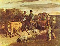 The Peasants of Flagey Returning from the Fair, 1855, courbet