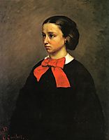 Portrait of Mlle. Jacquet, 1857, courbet