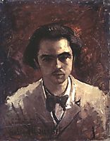 Portrait of Paul Verlaine, courbet
