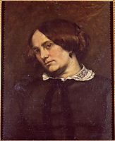Portrait of Zélie Courbet, courbet