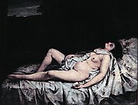 Reclining nude, courbet