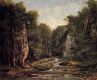 The River Plaisir Fontaine, 1865, courbet