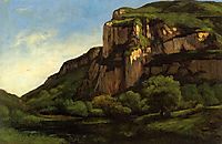 Rocks at Mouthier, c.1863, courbet