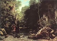 Rocky River Valley, 1865, courbet