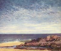 Sea Coast in Normandy, 1867, courbet