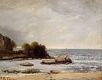 Seascape at Saint Aubin, courbet