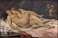 Sleep, 1866, courbet