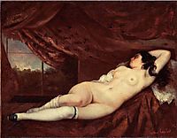 Sleeping Nude Woman, 1862, courbet